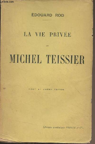 La vie prive de Michel Teissier