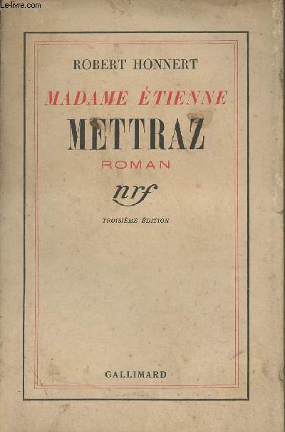 Madame Etienne Mettraz