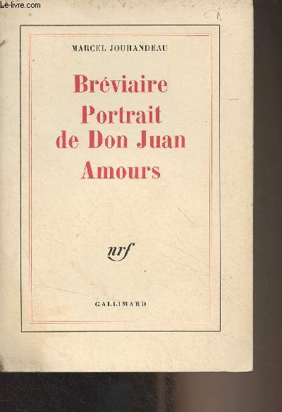 Brviaire, Portrait de Don Juan, Amours