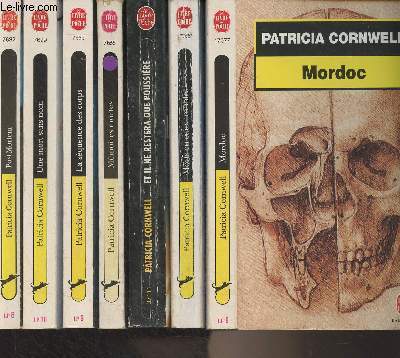 Lot de 7 livres : Postmortem + Une mort sans nom + La squence des corps + Mmoires mortes + Mordoc + Morts en eaux troubles + Et il ne restera que poussire