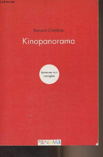 Kinopanorama (Epreuves non corriges)