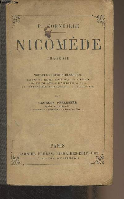 Nicomde, tragdie - Nouvelle dition classique