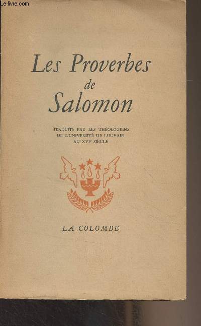 Les proverbes de Salomon