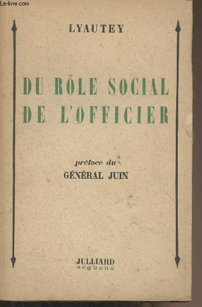 Du rle sociale de l'officier - 