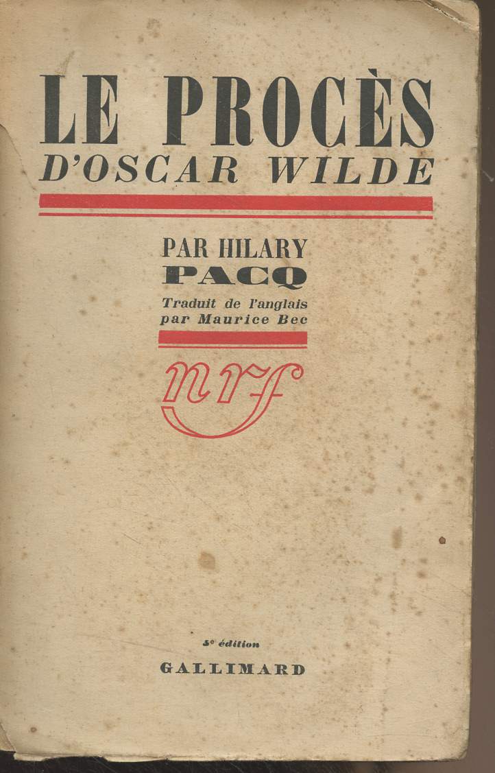Le procs d'Oscar Wilde