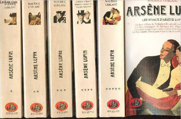 Arsne Lupin - 5 volumes - 
