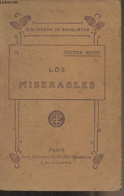 Los Miserables - Tomo Tercero - Nueva edicion