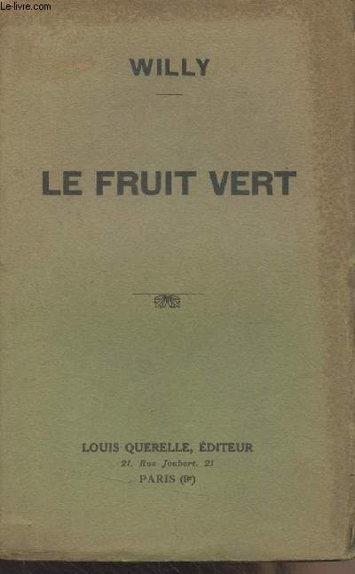 Le fruit vert