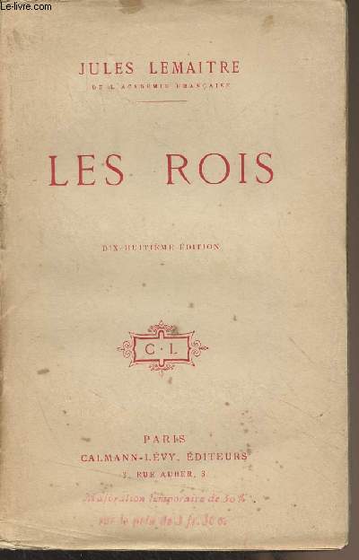 Les rois - 18e dition