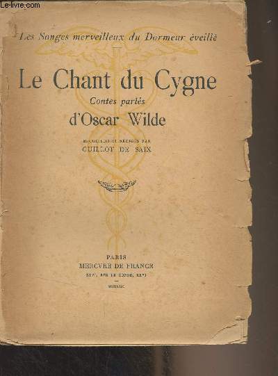 Le chant du cygne, contes parls d'Oscar Wilde - 
