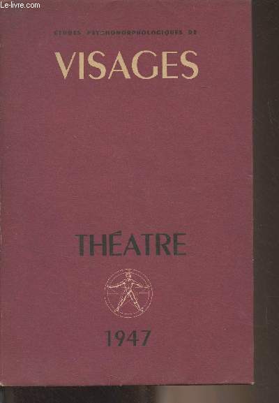 Etudes psychomorphologiques de Visages - Thtre 1947
