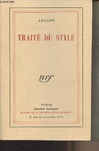 Trait du style