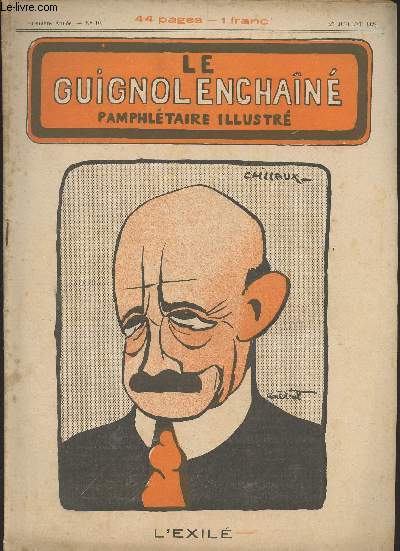Le Guignol Enchan, pamphltaire illustr - 1re anne n10, 25 juil. 1922 - Un hasard du trident - Le pav de l'ours, Des journaux amricans prdisent  M. Coty le 