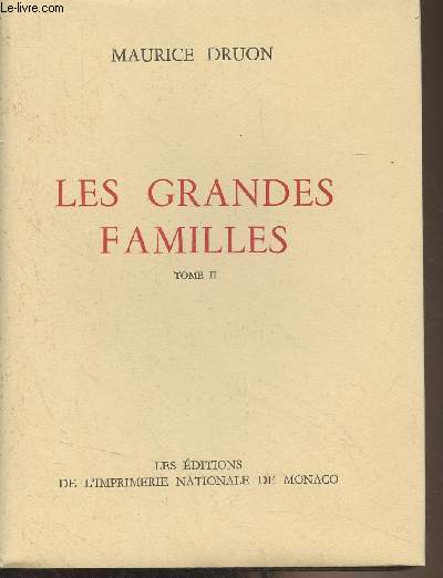 Les grandes familles - Tome II