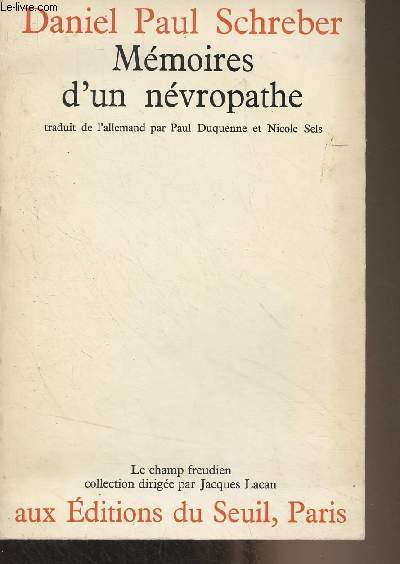 Mmoires d'un nvropathe - 