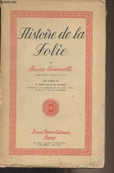 Histoire de la folie