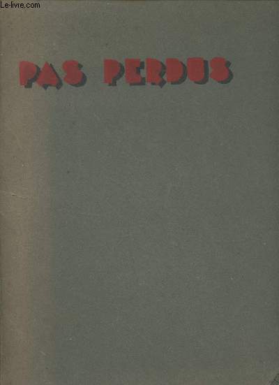 Pas perdus - Croquis de Pazzi