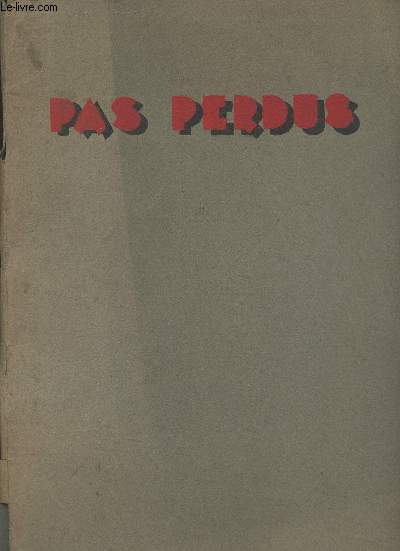 Pas perdus - Croquis de Pazzi