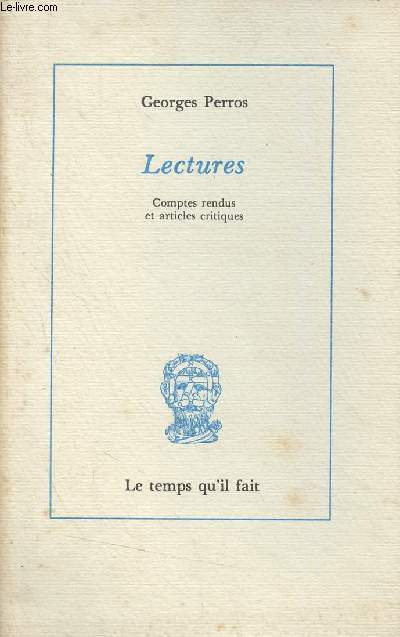 Lectures (comptes rendus et articles critiques)