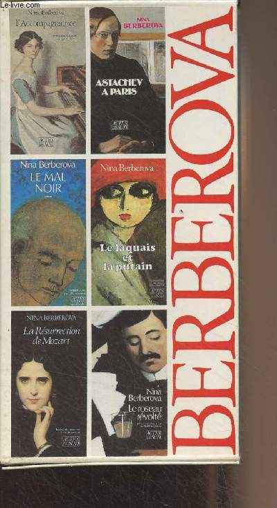 Coffre de 6 livres : L'accompagnatrice - Astachev  Paris - La rsurrection de Mozart - Le mal noir - Le roseau rvolt - Le laquais et la putain