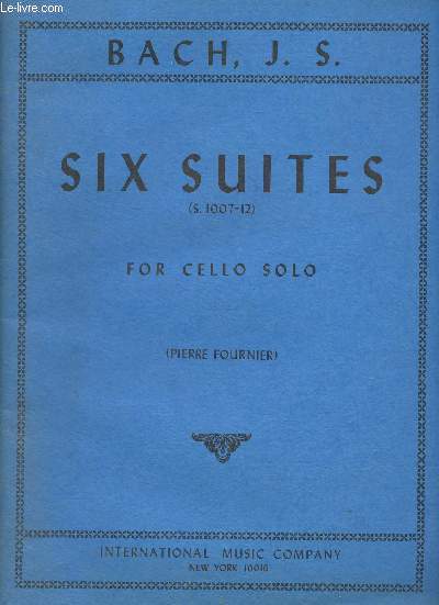Bach, J.S. - Six Suites (S. 1007-12)