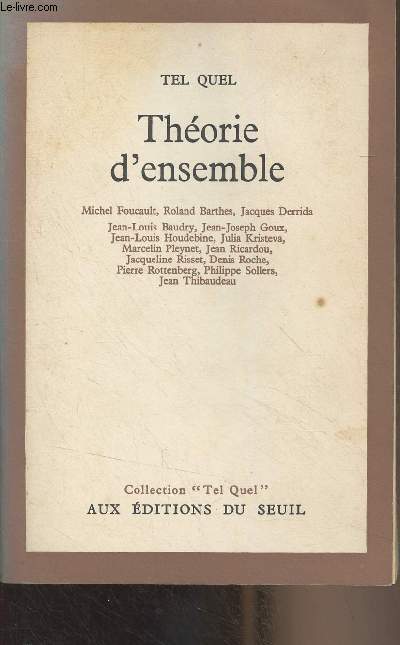 Thorie d'ensemble - 