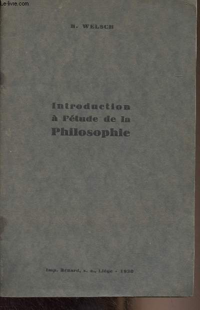 Introduction  l'tude de la philosophie