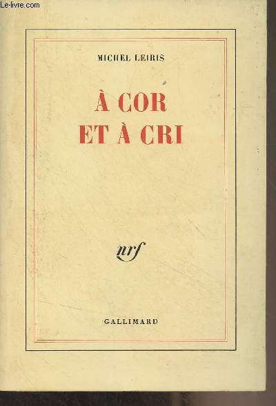 A cor et  cri