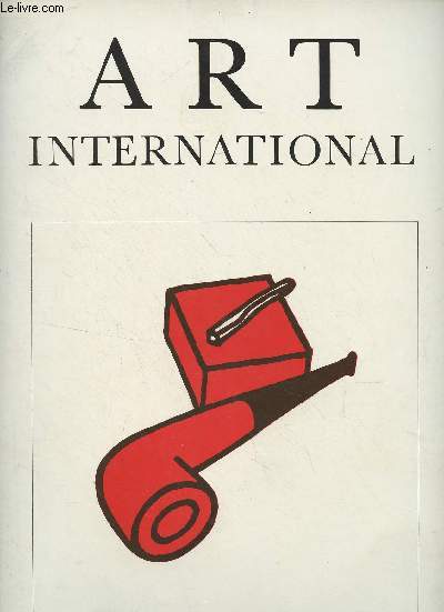 Art International - X/2 - Feb. 1966 - Georges Vantongerloo - Lissitzky, romantique et ingnieur du futur - Junge deutsche maler nach pop - The Hegelian romantic negation in modern plastic art - The new abstraction : a discussion conducted by Bruce Glaser