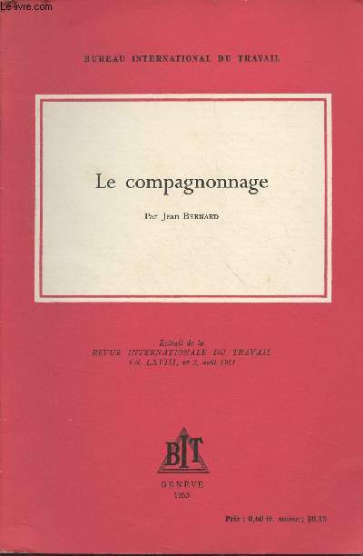 Le compagnonnage - 