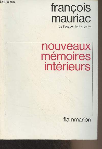 Nouveaux mmoires intrieurs