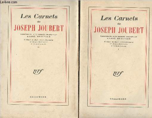 Les carnets de Joseph Joubert - En 2 tomes -