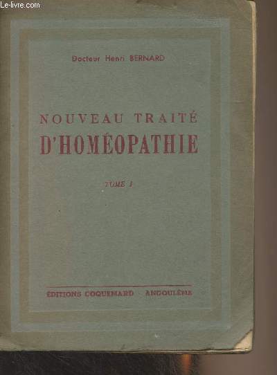 Nouveau trait d'Homopathie - Tome I