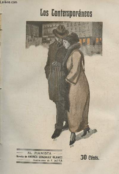 Los Contemporaneos, revista - 2 de agosto de 1912, n188 - El pianista, novela de Andrs Gonzalez Blanco
