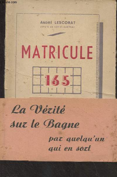 Matricule 165