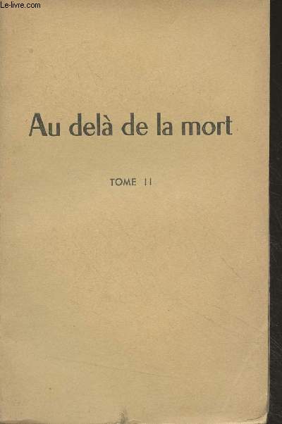 Au del de la mort - Messages extraits des 