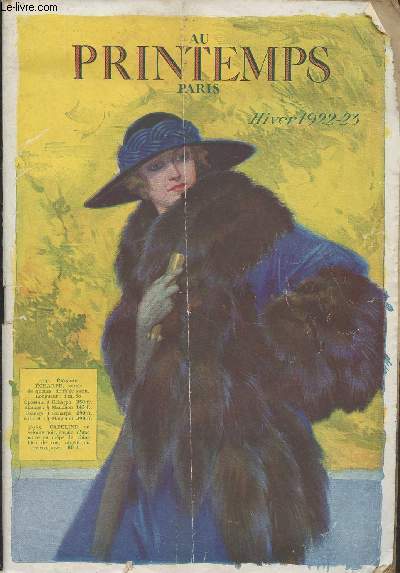 Au Printemps Paris - Catalogue gnral pour l'hiver 1922-1923