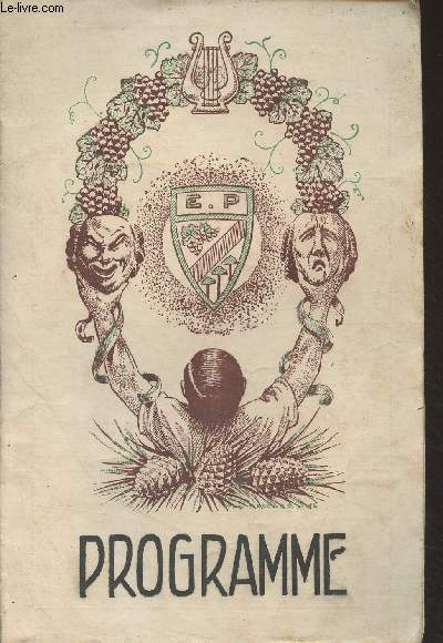 Programme - L'espoir pessacais, saison 1945-1946 - 2me soire artistique donne le mardi 19 fvrier 1946 salle du cin-Trianon avec Il tait une Bergre
