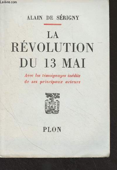 La rvolution du 13 mai