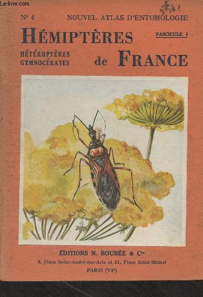 Atlas des hmiptres de France n4 - I. Htroptres gymnocrates