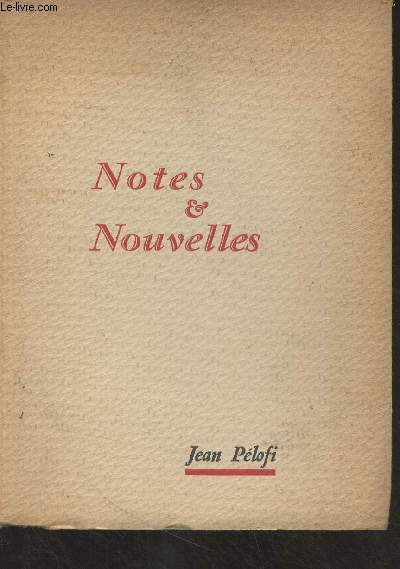 Notes & Nouvelles