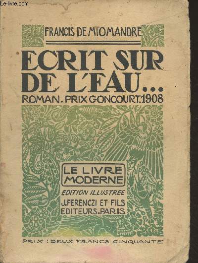 Ecrit sur de l'eau... - 