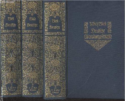 Deutsche Literaturgeschichte - En 3 volumes