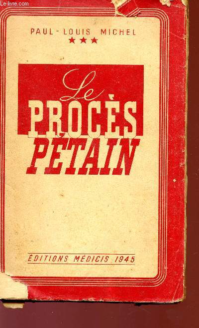 LE PROCES PETAIN.