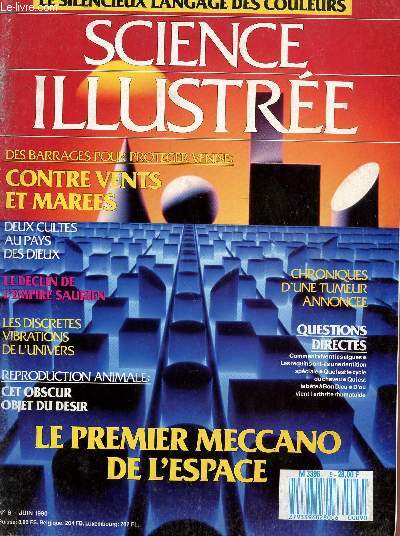 SCIENCE ILLUSTREE - LE SILENCIEUX LANGAGE DES CUOLEURS - N6 - JUIN 1990.