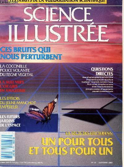 SCIENCE ILLUSTREE - LES DEBUTS DE LA VULGARISATION SCIENTIFIQUE - N10 - OCTOBRE 1990.