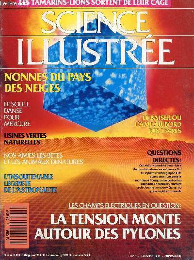 SCIENCE ILLUSTREE - LES TAMARINS-LIONS SORTENT DE LEUR CAGE - N1 - JANVIER 1991.