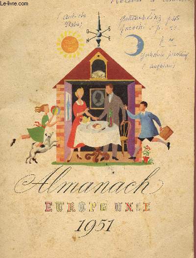 ALMANACH - EURPO UNIE - 1951.