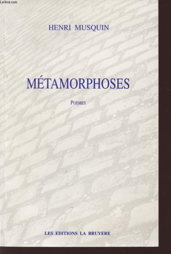 METAMORPHOSES - POEMES.