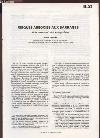 RISQUES ASSOCIES AUX BARRAGES - H57.